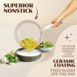 Granitestone Ceraluxe 20-Piece Nonstick Cookware Set