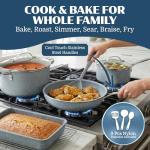 20-Piece Nonstick Ceramic Cookware Set with Utensils