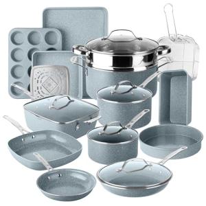 Granitestone 20-Piece Nonstick Ceramic Cookware Set
