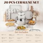 Granitestone 20 Piece Nonstick Ceramic Cookware Set