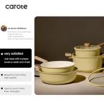 24-Piece Non-Stick Ceramic Cookware and Knife Set