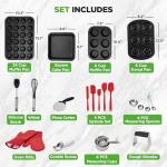 NutriChef 42-Piece Nonstick Bakeware Set