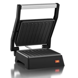 Compact Electric Panini Press and Grill - Black
