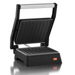 Compact Electric Panini Press and Grill - Black