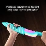 Marco Almond 12-Piece Rainbow Titanium Knife Set