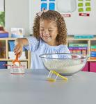 Rainbow Fraction Measuring Cups for Kids Cooking