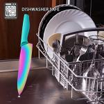 Marco Almond 12-Piece Rainbow Titanium Knife Set