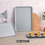 CAROTE 3-Piece Baking Pan Set in Royal Violet