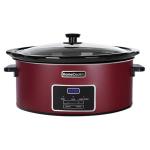 HOMECOOKIN 8 Quart Programmable Slow Cooker - Red