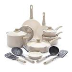 GreenLife 16-Piece Nonstick Ceramic Cookware Set