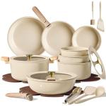 25PCS Non-Stick Ceramic Cookware Set