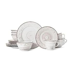Pfaltzgraff Trellis White 16-Piece Dinnerware Set