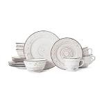 Pfaltzgraff Trellis White 16-Piece Dinnerware Set