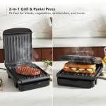 OVENTE Electric Indoor Grill and Panini Press