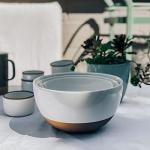 Mora Large Nesting Ceramic Mixing Bowls - Set of 2