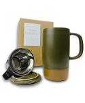 Mora Ceramics 18 oz Tea Mug with Infuser