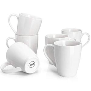 Sweese 16 Ounce Porcelain Coffee Mugs - Set of 6