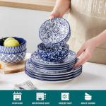 Vancasso SELENE 12-Piece Plates and Bowls Set