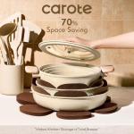 25PCS Non-Stick Ceramic Cookware Set