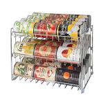 3-Tier Chrome Can Organizer for Easy Access