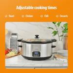 Digital 7-Quart Slow Cooker with Locking Lid