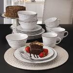 Pfaltzgraff Trellis White 16-Piece Dinnerware Set