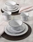 Pfaltzgraff Trellis White 16-Piece Dinnerware Set