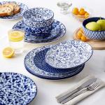 Vancasso SELENE 12-Piece Plates and Bowls Set