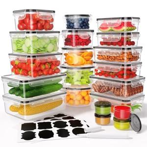 40-Piece Airtight Food Storage Container Set