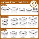 40-Piece Airtight Food Storage Container Set