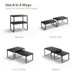 Stackable Kitchen Organizer Shelves, Set of 2