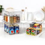 Vtopmart 6 Clear Stackable Storage Bins with Lids