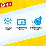 GladWare Medium Rectangle Food Storage Containers, 5-Pack