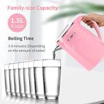 MEISON 1.5L Double Wall Electric Kettle - Pink