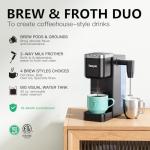 Tastyle Single Serve Coffee Maker with Frother