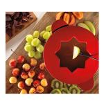 Cuisinart 13-Piece Red Cast Iron Fondue Set