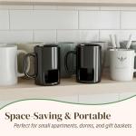 Evelots Mini Fondue Pot Set with Forks & Candles