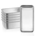 Leonyo 6-Pack Stainless Steel Loaf Pans