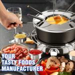 CUSIMAX 2L Electric Fondue Set with Temperature Control