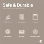 Swiss Loaf Pan Set - 4-Piece Nonstick Bakeware