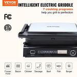 VEVOR 7-in-1 Electric Indoor Grill and Panini Press
