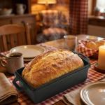 Northriver 9x5 Inch Cast Iron Loaf Pan Set