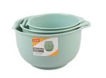 Set of 3 Glad Mixing Bowls with Pour Spout