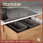 Swiss Loaf Pan Set - 4-Piece Nonstick Bakeware