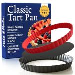 9-Inch Nonstick Tart Pan with Removable Bottom