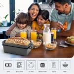 Northriver 9x5 Inch Cast Iron Loaf Pan Set