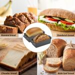 Northriver 9x5 Inch Cast Iron Loaf Pan Set