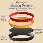 9-Inch Nonstick Tart Pan with Removable Bottom