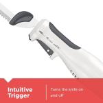 BLACK+DECKER 9-Inch Electric Carving Knife, White