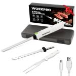 WORKPRO Cordless Electric Knife for Easy Carving